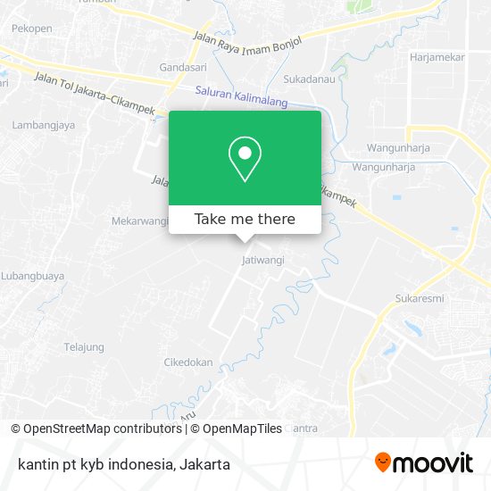 kantin pt kyb indonesia map