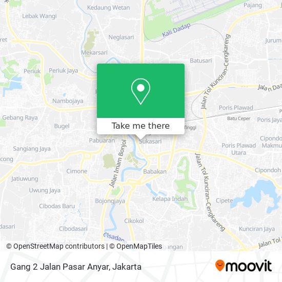 Gang 2 Jalan Pasar Anyar map
