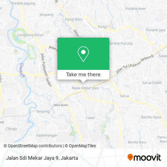 Jalan Sdi Mekar Jaya 9 map