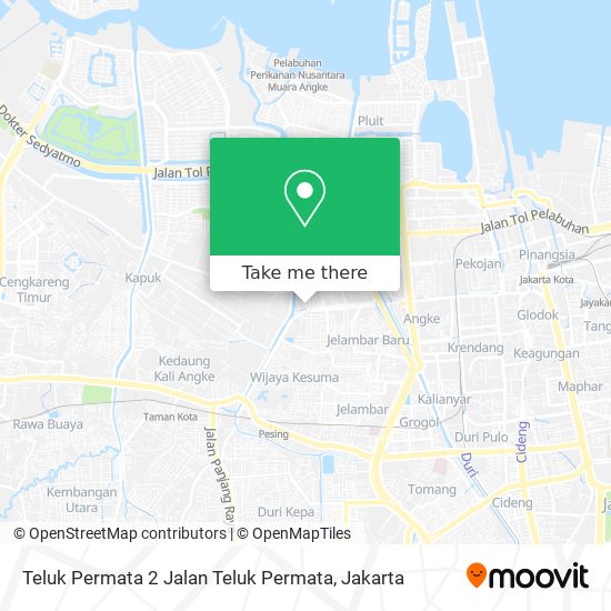 Teluk Permata 2 Jalan Teluk Permata map