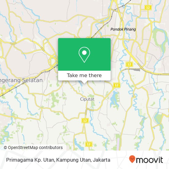 Primagama Kp. Utan, Kampung Utan map