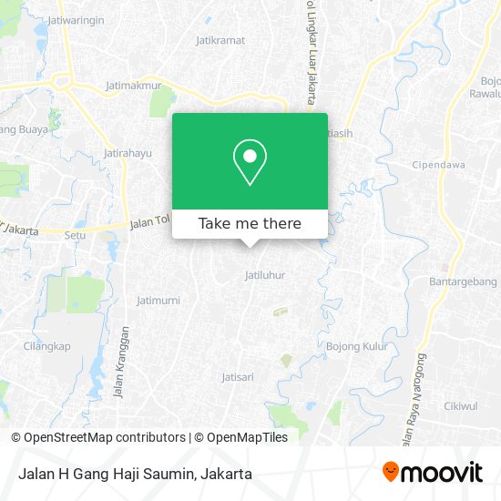 Jalan H Gang Haji Saumin map