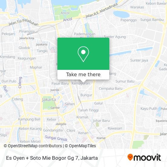 Es Oyen + Soto Mie Bogor Gg 7 map