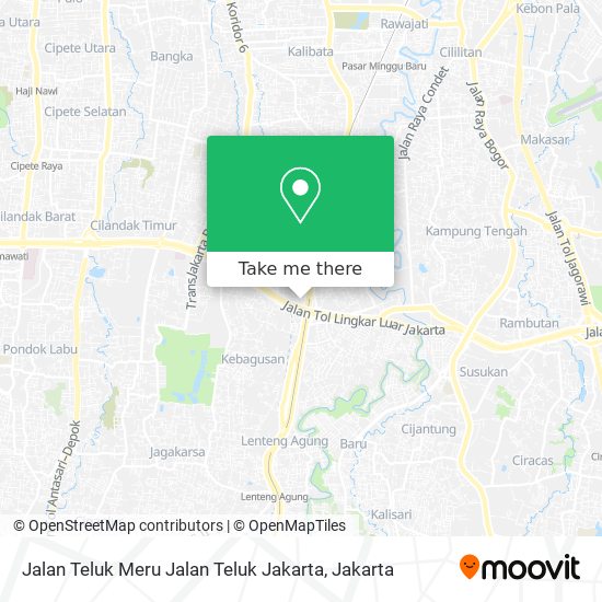 Jalan Teluk Meru Jalan Teluk Jakarta map