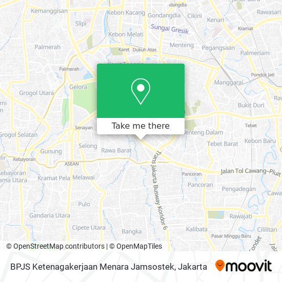 BPJS Ketenagakerjaan Menara Jamsostek map