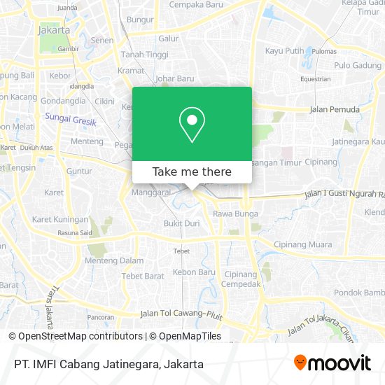 PT. IMFI Cabang Jatinegara map