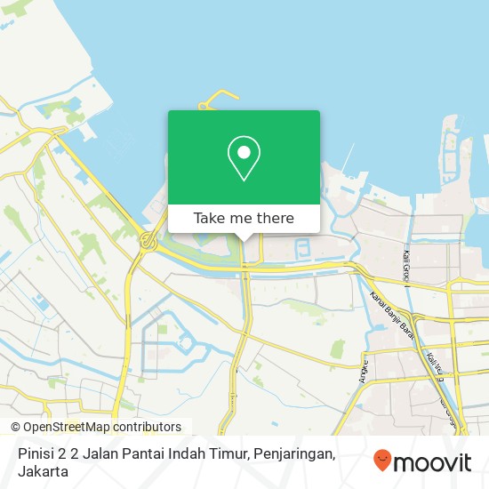 Pinisi 2 2 Jalan Pantai Indah Timur, Penjaringan map