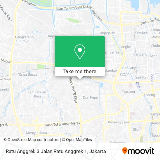 Ratu Anggrek 3 Jalan Ratu Anggrek 1 map