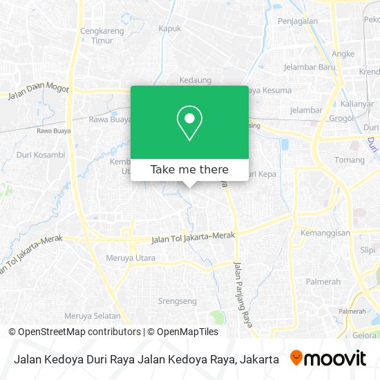Jalan Kedoya Duri Raya Jalan Kedoya Raya map