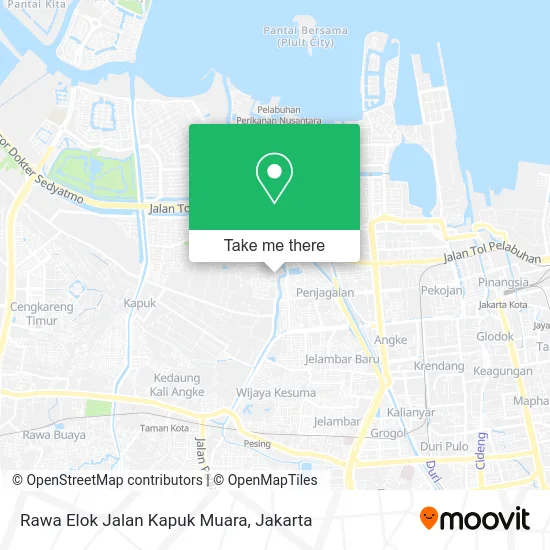 Rawa Elok Jalan Kapuk Muara map