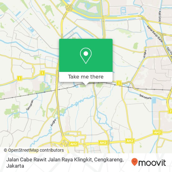 Jalan Cabe Rawit Jalan Raya Klingkit, Cengkareng map