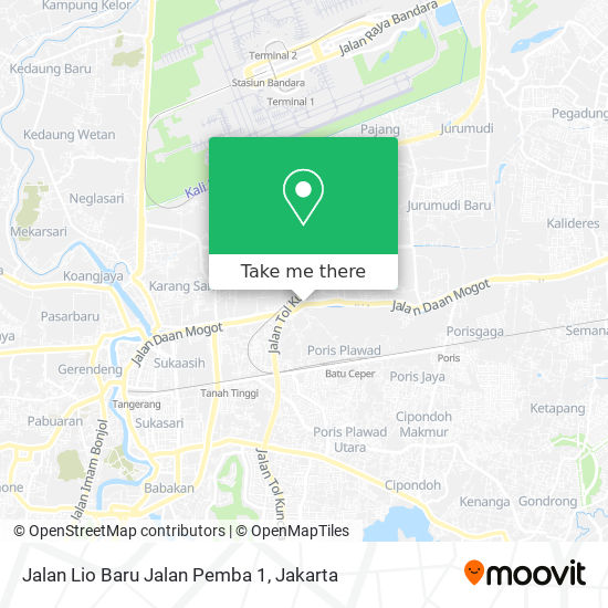 Jalan Lio Baru Jalan Pemba 1 map