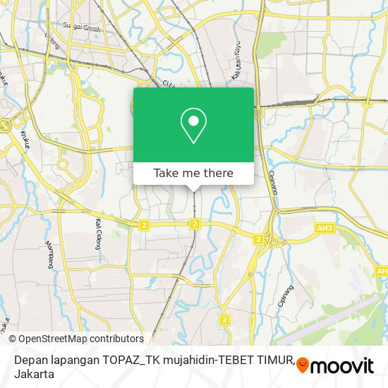 Depan lapangan TOPAZ_TK  mujahidin-TEBET TIMUR map