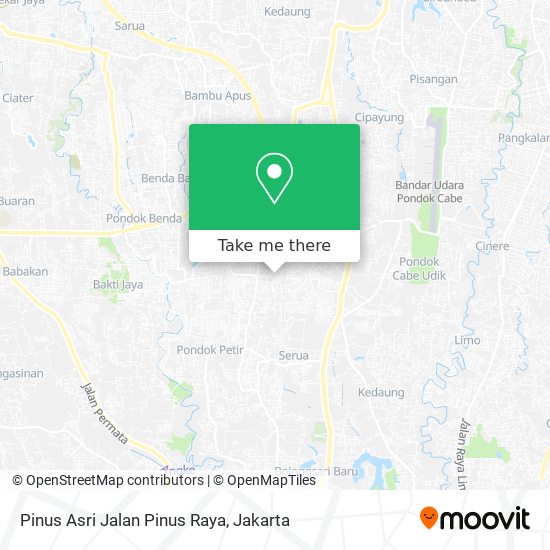 Pinus Asri Jalan Pinus Raya map