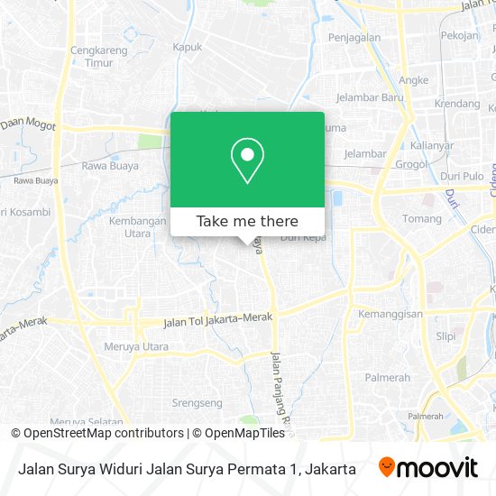 Jalan Surya Widuri Jalan Surya Permata 1 map