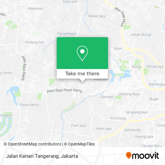 Jalan Kenari Tangerang map