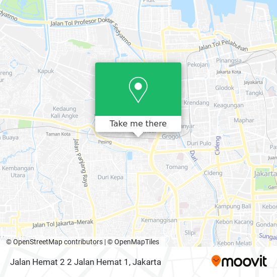 Jalan Hemat 2 2 Jalan Hemat 1 map