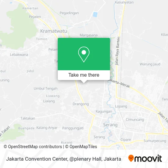 Jakarta Convention Center, @plenary Hall map