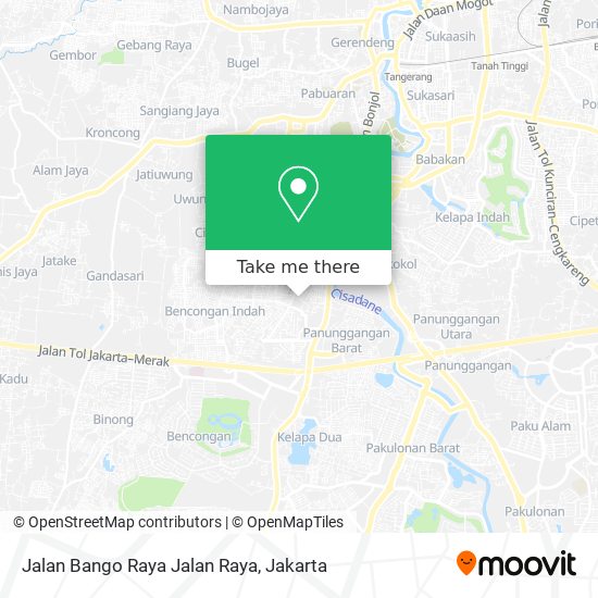 Jalan Bango Raya Jalan Raya map