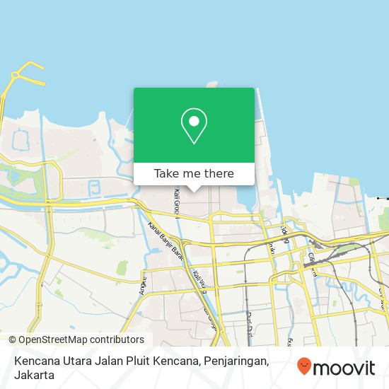 Kencana Utara Jalan Pluit Kencana, Penjaringan map