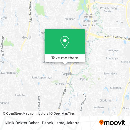 Klinik Dokter Bahar - Depok Lama map