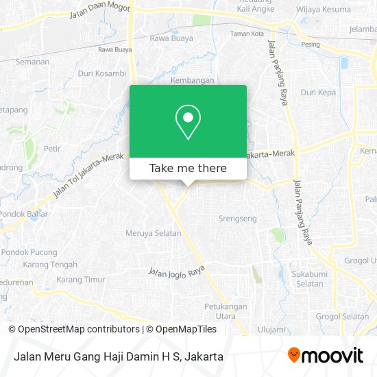 Jalan Meru Gang Haji Damin H S map