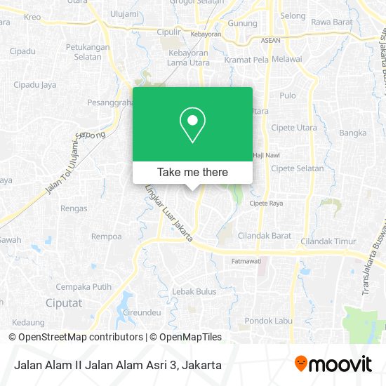 Jalan Alam II Jalan Alam Asri 3 map