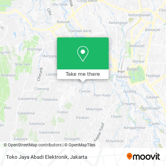 Toko Jaya Abadi Elektronik map