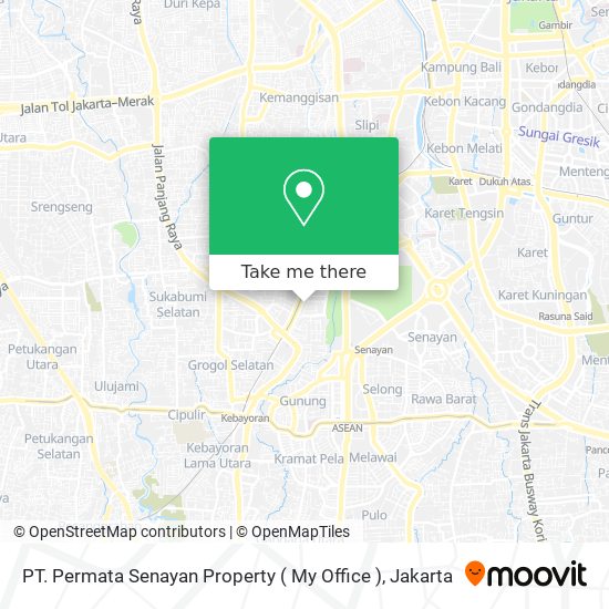 PT. Permata Senayan Property ( My Office ) map