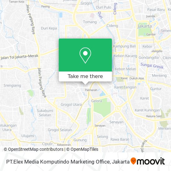 PT.Elex Media Komputindo Marketing Office map