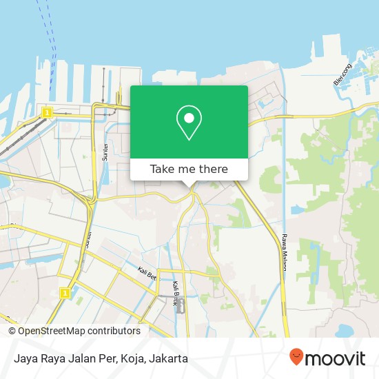 Jaya Raya Jalan Per, Koja map