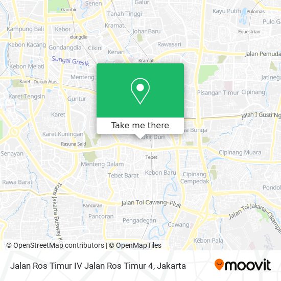 Jalan Ros Timur IV Jalan Ros Timur 4 map