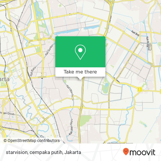 starvision, cempaka putih map