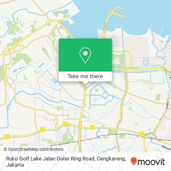 Ruko Golf Lake Jalan Outer Ring Road, Cengkareng map