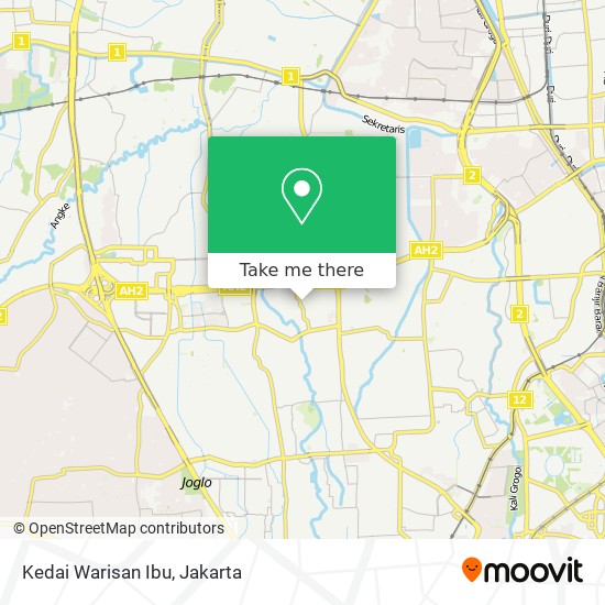 Kedai Warisan Ibu map