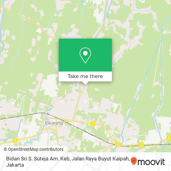 Bidan Sri S. Suteja Am. Keb, Jalan Raya Buyut Kaipah map