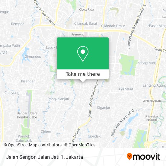 Jalan Sengon Jalan Jati 1 map