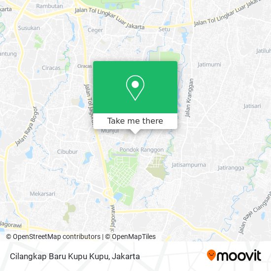 Cilangkap Baru Kupu Kupu map