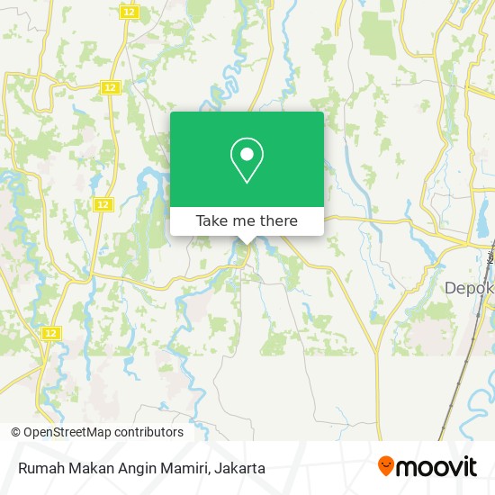 Rumah Makan Angin Mamiri map