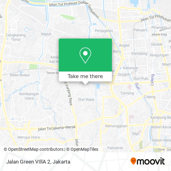 Jalan Green VIllA 2 map