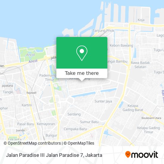 Jalan Paradise III Jalan Paradise 7 map