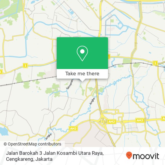 Jalan Barokah 3 Jalan Kosambi Utara Raya, Cengkareng map