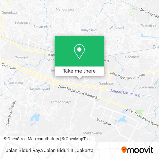 Jalan Biduri Raya Jalan Biduri III map