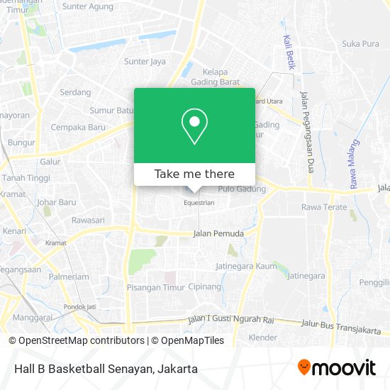 Hall B Basketball Senayan map