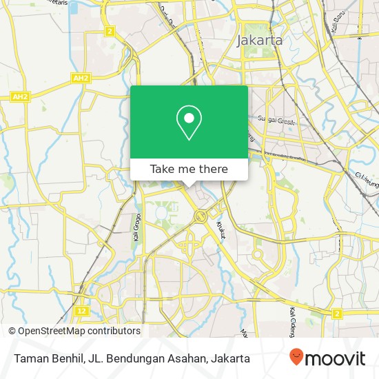 Taman Benhil, JL. Bendungan Asahan map