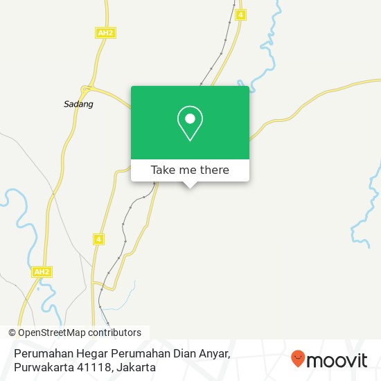 Perumahan Hegar Perumahan Dian Anyar, Purwakarta 41118 map