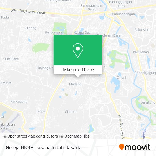 Gereja HKBP Dasana Indah map