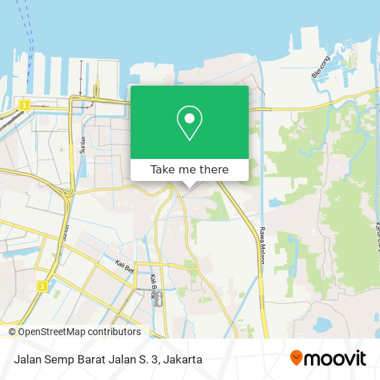 Jalan Semp Barat Jalan S. 3 map