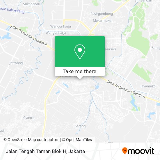 Jalan Tengah Taman Blok H map