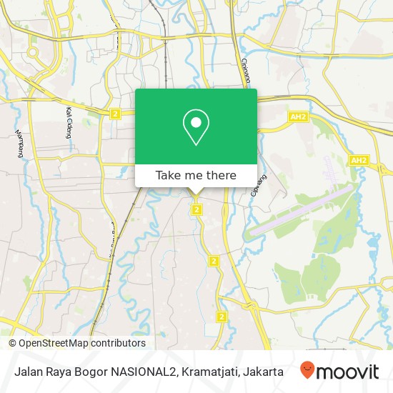 Jalan Raya Bogor NASIONAL2, Kramatjati map